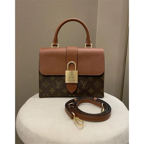 lv m44654|LOUIS VUITTON LV GHW Locky BB 2 Way SHoulder Bag .